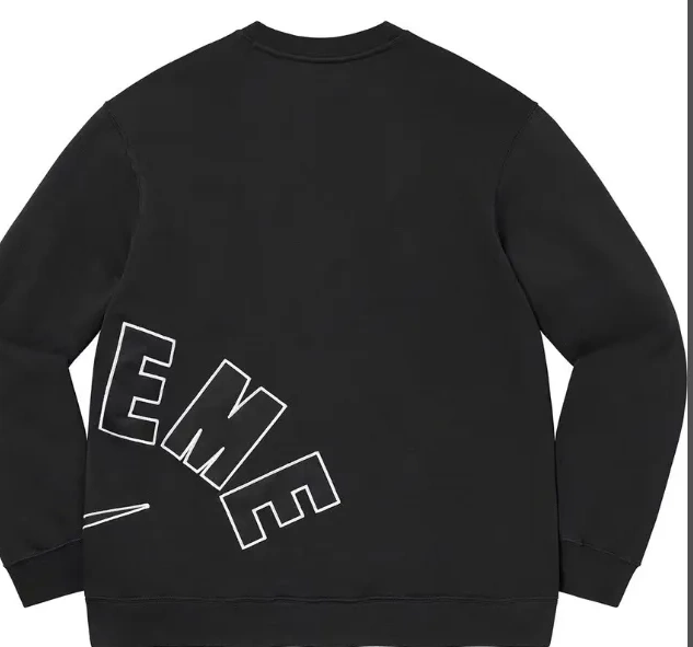 Hoodie L Arc S Black Dark Grey Crewneck Co branded M Grey XL 0725